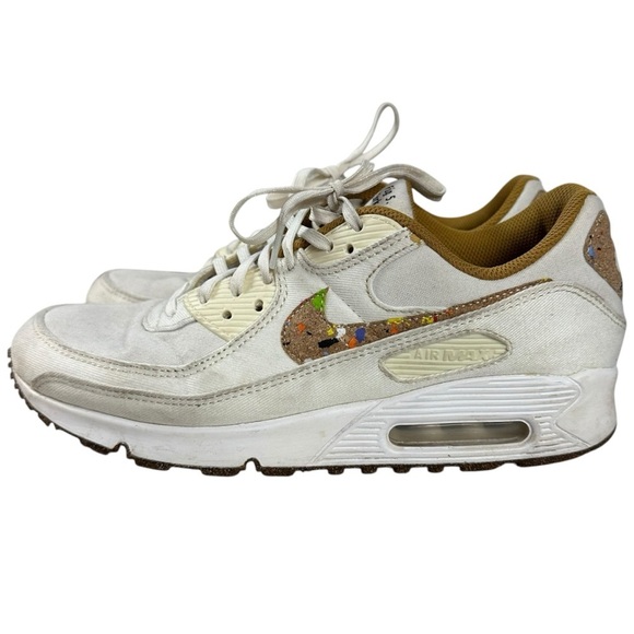 Nike Air Max 90 AM90 Sail Cork Sustainable Material Size 11 DS DD0384-100 - Picture 2 of 14
